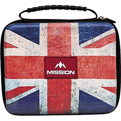 Mission W135 Freedom Premium dartcase met EVA-materiaal, Union Jack, Luxor XL, Luxor Mission W135 Freedom Premium dartcase met EVA-materiaal, Union Jack, Luxor XL, Luxor