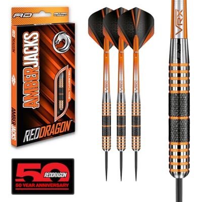 Dragon Amberjack Series Darts Set met vluchten en bomen (stengels) Dragon Amberjack Series Darts Set met vluchten en bomen (stengels)