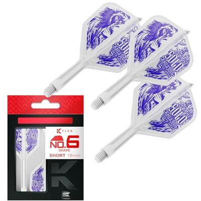 Target Darts Target Japan K-Flex Solo Keita Ono No.6 KFlex Dart Flights and Shafts 3-pack K Flex Player Edition accessoires KFlex dartschacht, kort (19 mm) Target Darts Target Japan K-Flex Solo Keita Ono No.6 KFlex Dart Flights and Shafts 3-pack K Flex Player Edition accessoires KFlex dartschacht, kort (19 mm)