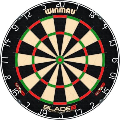 WINMAU Blade 6 Professional Bristle Dartboard Officiële Tournament Specification WINMAU Blade 6 Professional Bristle Dartboard Officiële Tournament Specification