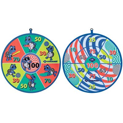 Schildkröt Schildköt Soft Dart Set de fléchettes au choix 1 cible de fléchettes Velcro imprimée des deux côtés avec différents champs cibles 2 x 3 balles Velcro pour 2 joueurs Schildkröt Schildköt Soft Dart Set de fléchettes au choix 1 cible de fléchettes Velcro imprimée des deux côtés avec différents champs cibles 2 x 3 balles Velcro pour 2 joueurs