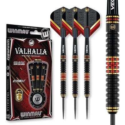 WINMAU Valhalla 22 gram professionele stalen punt wolfraam darts met flights en staven (boom) WINMAU Valhalla 22 gram professionele stalen punt wolfraam darts met flights en staven (boom)