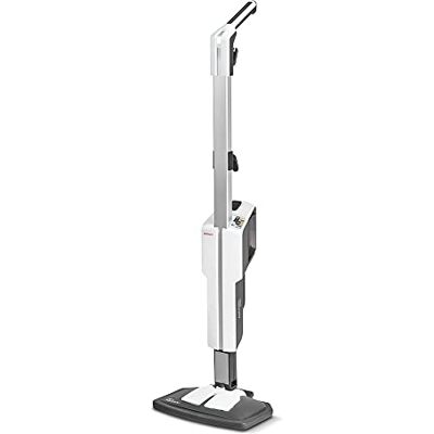 Polti Vaporetto SV610_style, draagbare stoombezem en stoomreiniger, met extra stoomfunctie, 15 accessoires voor alle oppervlakken, verticaal parkeren, zilvergrijs Polti Vaporetto SV610_style, draagbare stoombezem en stoomreiniger, met extra stoomfunctie, 15 accessoires voor alle oppervlakken, verticaal parkeren, zilvergrijs