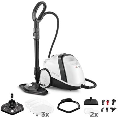 Polti Vaporetto Smart 120 stoomreiniger met 4 bar hogedrukketel, verwarming in 2 minuten, onbeperkte autonomie, doodt en elimineert 99,99%* virussen, kiemen en bacteriën, 14 accessoires Polti Vaporetto Smart 120 stoomreiniger met 4 bar hogedrukketel, verwarming in 2 minuten, onbeperkte autonomie, doodt en elimineert 99,99%* virussen, kiemen en bacteriën, 14 accessoires