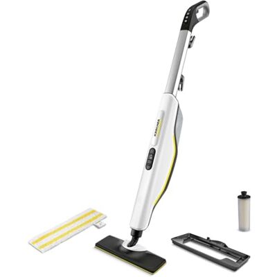 Kärcher Upright EasyFix Stoomreiniger SC 3 Wit, Voorverwarmen: 0,5 min, Oppervlak: 60 m², Reservoir: 0,5 l, Vermogen: 1600 W, Vloermondstuk, Dweil, Tapijtadapter, Ontkalkingspatroon Kärcher Upright EasyFix Stoomreiniger SC 3 Wit, Voorverwarmen: 0,5 min, Oppervlak: 60 m², Reservoir: 0,5 l, Vermogen: 1600 W, Vloermondstuk, Dweil, Tapijtadapter, Ontkalkingspatroon