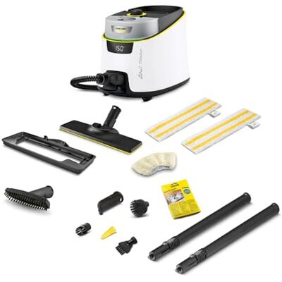 Kärcher Stoomreiniger SC 5 Deluxe Signature Line, VapoHydro-functie, Stoomdruk: 4bar, Opwarmtijd: 3min, Reinigbaar oppervlak: 130m², Tank: 1,3l, Accessoires, Set Vloerreiniging Kärcher Stoomreiniger SC 5 Deluxe Signature Line, VapoHydro-functie, Stoomdruk: 4bar, Opwarmtijd: 3min, Reinigbaar oppervlak: 130m², Tank: 1,3l, Accessoires, Set Vloerreiniging