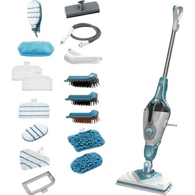 Black & Decker BHSM1615DAM-QS 2-in-1 stoomreiniger 1600 W met deltakop en SteaMitt Black & Decker BHSM1615DAM-QS 2-in-1 stoomreiniger 1600 W met deltakop en SteaMitt