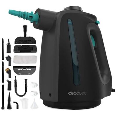 Cecotec Hydrosteam 1300 Rapid Max stoomreiniger voor huishoudelijke reiniging, 1350 W, snelle verwarming, waterreservoir 550 ml, 16 accessoires, druk 3 bar, stoomcapaciteit 32 g/min Cecotec Hydrosteam 1300 Rapid Max stoomreiniger voor huishoudelijke reiniging, 1350 W, snelle verwarming, waterreservoir 550 ml, 16 accessoires, druk 3 bar, stoomcapaciteit 32 g/min