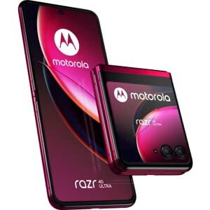 Motorola Moto Razr 40 Ultra 8+256GB magenta zwart Motorola Moto Razr 40 Ultra 8+256GB magenta zwart
