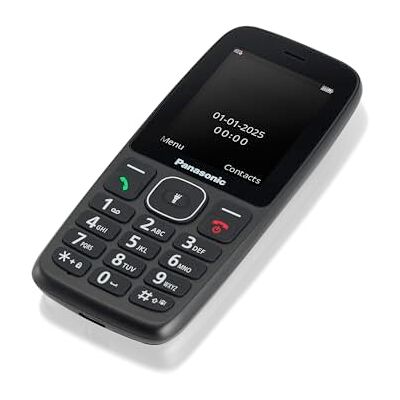 Panasonic KX-TF400EXB Eenvoudig te bedienen 4G-toetstelefoon, VoLTE Betrouwbare batterijduur tot 280 uur in stand-bymodus, USB-C-opladen, 2,4 inch display, Bluetooth, IP44 waterbestendigheid Panasonic KX-TF400EXB Eenvoudig te bedienen 4G-toetstelefoon, VoLTE Betrouwbare batterijduur tot 280 uur in stand-bymodus, USB-C-opladen, 2,4 inch display, Bluetooth, IP44 waterbestendigheid