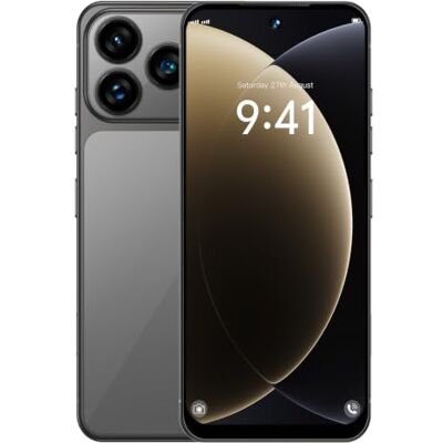 QrZrQ 4G Smartphone Android 12.0 ontgrendeld, mobiele telefoon 4G Dual SIM, 6,6 inch HD+ display, 5000 mAh, Octa Core, Face ID, 4 GB + 32 GB, camera 16 MP + 13 MP, OTG (QrZ16S-zwart) QrZrQ 4G Smartphone Android 12.0 ontgrendeld, mobiele telefoon 4G Dual SIM, 6,6 inch HD+ display, 5000 mAh, Octa Core, Face ID, 4 GB + 32 GB, camera 16 MP + 13 MP, OTG (QrZ16S-zwart)