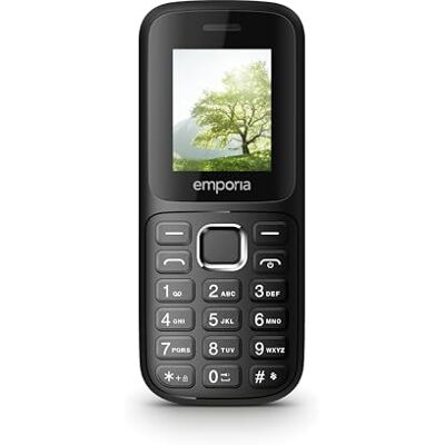 Emporia FN313 2G senioren mobiele telefoon zonder contract met noodoproepknop, 1,77 inch display, zwart Emporia FN313 2G senioren mobiele telefoon zonder contract met noodoproepknop, 1,77 inch display, zwart