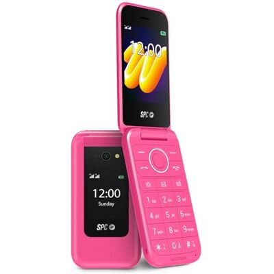 SPC Wild Mobile 4G Basic voor digitale scheiding en eerste veilige verbinding voor tieners Camera, dubbel scherm, SOS-knop en 7-daagse batterij roze SPC Wild Mobile 4G Basic voor digitale scheiding en eerste veilige verbinding voor tieners Camera, dubbel scherm, SOS-knop en 7-daagse batterij roze