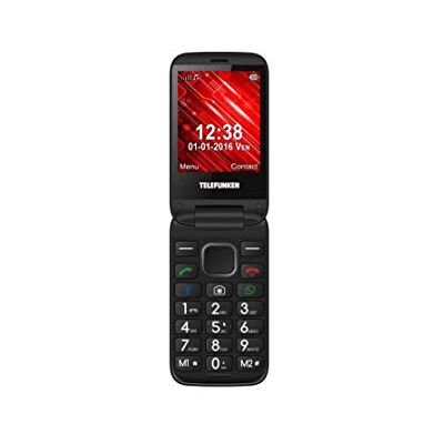 TELEFUNKEN TM360 Cosi mobiele telefoon, 2G en 3G (2,8 inch/32 MB/mono SIM/Android 4.4), rood TELEFUNKEN TM360 Cosi mobiele telefoon, 2G en 3G (2,8 inch/32 MB/mono SIM/Android 4.4), rood