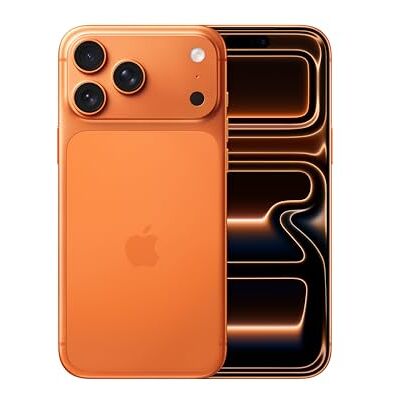 Apple iPhone 17 Pro Max 512 GB: 6,9 inch display met promotie, A19 Pro-chip, recordtijd op iPhone, Pro Fusion camerasysteem, Center Stage frontcamera; Kosmisch oranje Apple iPhone 17 Pro Max 512 GB: 6,9 inch display met promotie, A19 Pro-chip, recordtijd op iPhone, Pro Fusion camerasysteem, Center Stage frontcamera; Kosmisch oranje