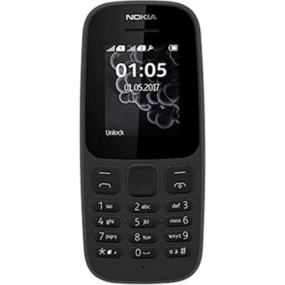 Nokia 105 GSM ontgrendelde mobiele telefoon (1,8 inch display, 4 MB ROM, Dual SIM) zwart Nokia 105 GSM ontgrendelde mobiele telefoon (1,8 inch display, 4 MB ROM, Dual SIM) zwart