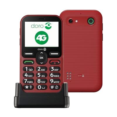 Doro Leva E10 6,1 cm 118,9 g Rood Seniorentelefon (380593) Doro Leva E10 6,1 cm 118,9 g Rood Seniorentelefon (380593)