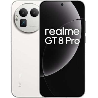 realme GT 8 Pro Smartphone 12 GB + 256 GB, RICOH GR camerasysteem, 200 MP ultra scherpte telefooncamera, Snapdragon 8 Elite Gen 5, 7000 mAh batterij, wit (met adapter) realme GT 8 Pro Smartphone 12 GB + 256 GB, RICOH GR camerasysteem, 200 MP ultra scherpte telefooncamera, Snapdragon 8 Elite Gen 5, 7000 mAh batterij, wit (met adapter)