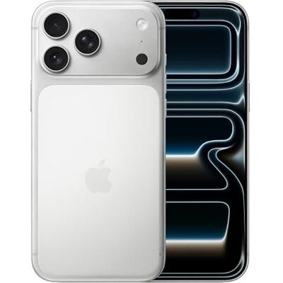Apple iPhone 17 Pro Max 2 TB: 6,9 inch display met promotie, A19 Pro-chip, recordtijd op iPhone, Pro Fusion camerasysteem, Center Stage frontcamera; zilver Apple iPhone 17 Pro Max 2 TB: 6,9 inch display met promotie, A19 Pro-chip, recordtijd op iPhone, Pro Fusion camerasysteem, Center Stage frontcamera; zilver