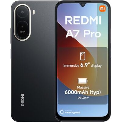 XIAOMI REDMI A7 Pro, Smartphone 4 + 128 GB, meeslepend 6,9 inch display, 6000 mAh (type) batterij, Octa-core processor, 13 MP AI dubbele camera, zwart, oplader niet inbegrepen XIAOMI REDMI A7 Pro, Smartphone 4 + 128 GB, meeslepend 6,9 inch display, 6000 mAh (type) batterij, Octa-core processor, 13 MP AI dubbele camera, zwart, oplader niet inbegrepen