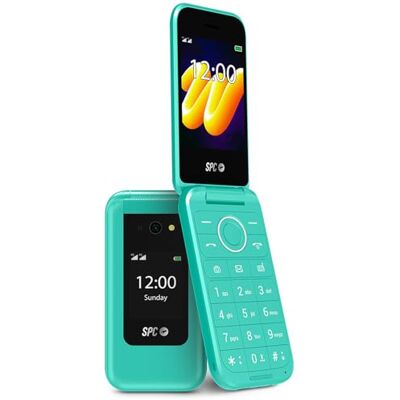 SPC Wild Mobile 4G Basic voor digitale scheiding en eerste veilige verbinding voor tieners Camera, dubbel scherm, SOS-knop en 7-daagse batterij turquoise SPC Wild Mobile 4G Basic voor digitale scheiding en eerste veilige verbinding voor tieners Camera, dubbel scherm, SOS-knop en 7-daagse batterij turquoise