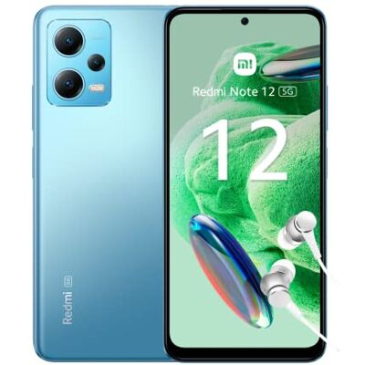 XIAOMI Redmi Note 12 5G Smartphone 4+128GB, FHD+ AMOLED-display 120Hz, Qualcomm Snapdragon 4 Gen 1, Triple Camera 48MP, 33W turbolading, 5000mAh, blauw XIAOMI Redmi Note 12 5G Smartphone 4+128GB, FHD+ AMOLED-display 120Hz, Qualcomm Snapdragon 4 Gen 1, Triple Camera 48MP, 33W turbolading, 5000mAh, blauw
