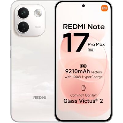 Xiaomi Redmi Note 17 Pro Max 5G, Smartphone 8+512GB, Cloud Blush, 9210mAh batterij Snapdragon® 6 Gen 5, 50MP OIS-camera, 100W HyperCharge, IP66/IP68 stof- en waterbestendigheid, vlaggenschip-display Xiaomi Redmi Note 17 Pro Max 5G, Smartphone 8+512GB, Cloud Blush, 9210mAh batterij Snapdragon® 6 Gen 5, 50MP OIS-camera, 100W HyperCharge, IP66/IP68 stof- en waterbestendigheid, vlaggenschip-display