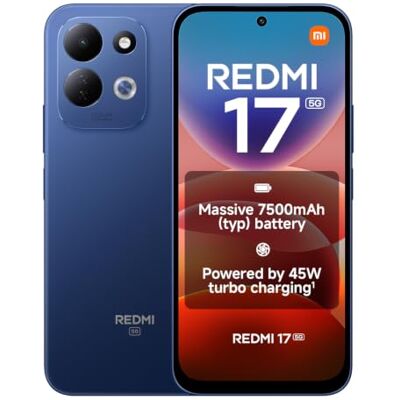 Xiaomi REDMI 17 5G, smartphone 4+128GB, blauw, 7500mAh batterij, 45W opladen Snapdragon® 4 Gen 5 met 5G, duurzaam Corning® Gorilla® Glass 7i, meeslepend 6,9 inch display, 50MP AI dual camerasysteem Xiaomi REDMI 17 5G, smartphone 4+128GB, blauw, 7500mAh batterij, 45W opladen Snapdragon® 4 Gen 5 met 5G, duurzaam Corning® Gorilla® Glass 7i, meeslepend 6,9 inch display, 50MP AI dual camerasysteem