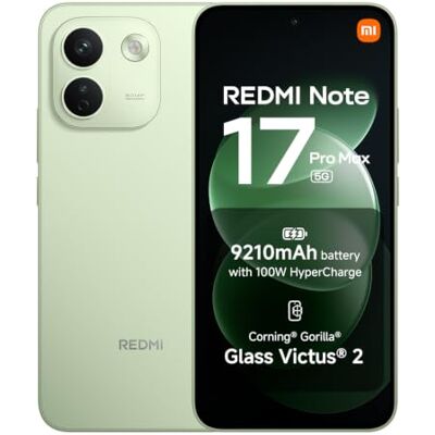 Xiaomi Redmi Note 17 Pro Max 5G, Smartphone 8+256GB, Groen, 9210mAh batterij Snapdragon® 6 Gen 5, 50MP OIS-camera, 100W HyperCharge, IP66/IP68 stof- en waterbestendigheid, vlaggenschip-display Xiaomi Redmi Note 17 Pro Max 5G, Smartphone 8+256GB, Groen, 9210mAh batterij Snapdragon® 6 Gen 5, 50MP OIS-camera, 100W HyperCharge, IP66/IP68 stof- en waterbestendigheid, vlaggenschip-display