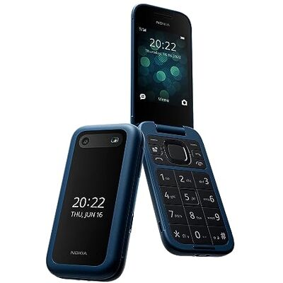 Nokia 2660 klaptelefoon met 2,8 inch display, 4G-connectiviteit, compatibel met gehoorapparaten (HAC), geïntegreerde camera, mp3-speler, draadloze FM-radio en klassieke games (Dual SIM Nokia 2660 klaptelefoon met 2,8 inch display, 4G-connectiviteit, compatibel met gehoorapparaten (HAC), geïntegreerde camera, mp3-speler, draadloze FM-radio en klassieke games (Dual SIM
