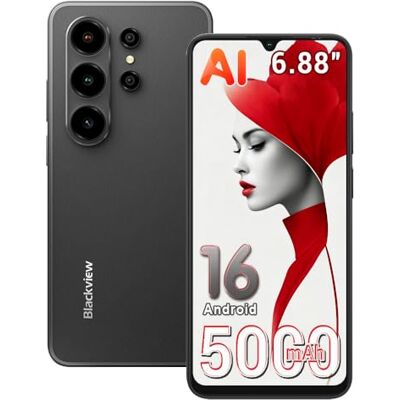 Blackview Wave 10C Android 16 Smartphone, 16 GB + 32 GB/1 TB mobiele telefoon, display 6,88 inch HD+, 5000 mAh, 32 MP + 13 MP, Octa Core, 4G LTE Dual SIM ontgrendeld, WiFi 5/OTG/FM/vingerafdruk Blackview Wave 10C Android 16 Smartphone, 16 GB + 32 GB/1 TB mobiele telefoon, display 6,88 inch HD+, 5000 mAh, 32 MP + 13 MP, Octa Core, 4G LTE Dual SIM ontgrendeld, WiFi 5/OTG/FM/vingerafdruk