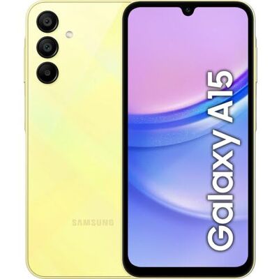 Samsung GALAXY A15 128 GB, ontgrendelde Android-smartphone, 6,5 inch display, 5000 mAh batterij, limoen, Franse versie Samsung GALAXY A15 128 GB, ontgrendelde Android-smartphone, 6,5 inch display, 5000 mAh batterij, limoen, Franse versie