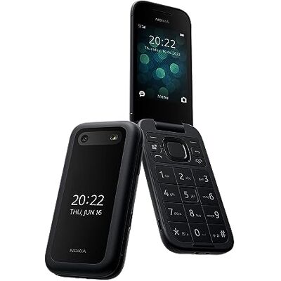 Nokia 2660 klaptelefoon met 2,8 inch display, 4G-connectiviteit, compatibel met gehoorapparaten (HAC), geïntegreerde camera, mp3-speler, draadloze FM-radio en klassieke games (Dual SIM Nokia 2660 klaptelefoon met 2,8 inch display, 4G-connectiviteit, compatibel met gehoorapparaten (HAC), geïntegreerde camera, mp3-speler, draadloze FM-radio en klassieke games (Dual SIM