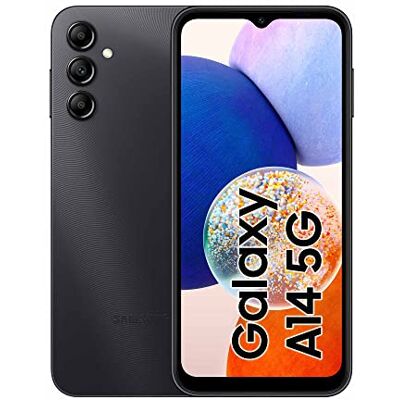 Samsung Galaxy A14 5G 64 GB zwart EU 16,72 cm (6,6 inch) LCD-display, Android 13, 50 MP drievoudige camera Samsung Galaxy A14 5G 64 GB zwart EU 16,72 cm (6,6 inch) LCD-display, Android 13, 50 MP drievoudige camera
