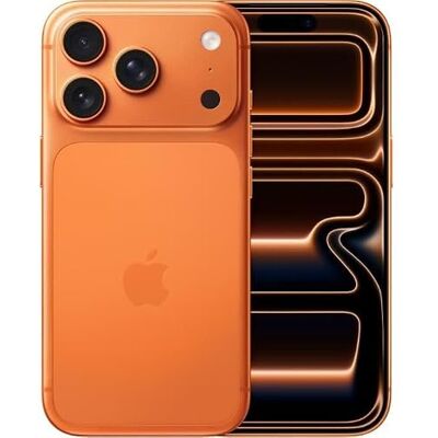 Apple iPhone 17 Pro 256 GB: 6,3 inch scherm met ProMotion tot 120 Hz, A19 Pro-chip, geweldige batterijduur, Pro Fusion camerasysteem met Center Stage camera aan de voorkant, kosmisch oranje Apple iPhone 17 Pro 256 GB: 6,3 inch scherm met ProMotion tot 120 Hz, A19 Pro-chip, geweldige batterijduur, Pro Fusion camerasysteem met Center Stage camera aan de voorkant, kosmisch oranje