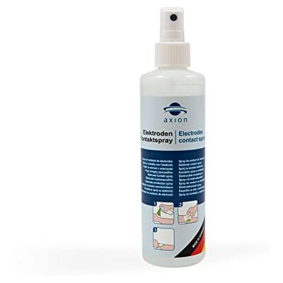 Axion elektrodespray, verlengt de levensduur van TENS EMS-elektroden, compatibel met buikriemen en elektroden, universele reinigingsspray voor extern gebruik Axion elektrodespray, verlengt de levensduur van TENS EMS-elektroden, compatibel met buikriemen en elektroden, universele reinigingsspray voor extern gebruik