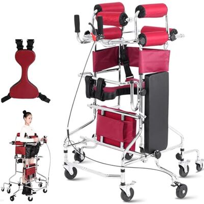 MLYYYDSS Rollator voor ouderen, revalidatie staand frame voor hemiplegie, loophulp voor volwassenen met een handicap, medische rollator met handrem Women's MLYYYDSS Rollator voor ouderen, revalidatie staand frame voor hemiplegie, loophulp voor volwassenen met een handicap, medische rollator met handrem Women's
