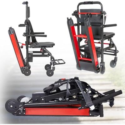HZWJD Elektrische trapliften, elektrische rolstoel, traplift voor senioren, draagbare traplift, traprolstoel voor volwassenen met een handicap HZWJD Elektrische trapliften, elektrische rolstoel, traplift voor senioren, draagbare traplift, traprolstoel voor volwassenen met een handicap