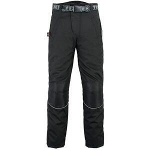Texpeed Motoroverbroek met ritssluiting voor heren, versterkt, winter/zomer, Cordura, waterdicht, alle maten, met CE-beschermers (EN 1621-1), zwart, 2XL taille/korte pijpen Texpeed Motoroverbroek met ritssluiting voor heren, versterkt, winter/zomer, Cordura, waterdicht, alle maten, met CE-beschermers (EN 1621-1), zwart, 2XL taille/korte pijpen