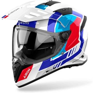 Airoh Bandit Horn Enduro helm, wit/blauw/rood, S (55/56) Airoh Bandit Horn Enduro helm, wit/blauw/rood, S (55/56)
