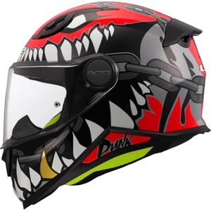 LS2 FF812 Kid Punk Kinderhelm, grijs/rood, Y/S (47/48) LS2 FF812 Kid Punk Kinderhelm, grijs/rood, Y/S (47/48)