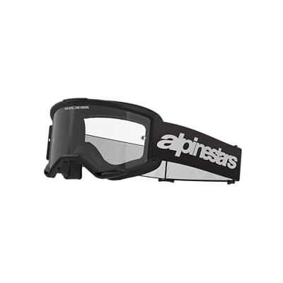 Alpinestars Vision 3 Wordmark Motorcrossbril, zwart, eenheidsmaat Alpinestars Vision 3 Wordmark Motorcrossbril, zwart, eenheidsmaat