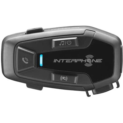 Interphone UCOM7R Single – Bluetooth 5.2 afneembare motorfiets intercom en geïntegreerde batterij 15 uur looptijd, 4 motorfietsen 1 km, TFT en GPS compatibel, waterdicht, luidspreker 32 mm Interphone UCOM7R Single – Bluetooth 5.2 afneembare motorfiets intercom en geïntegreerde batterij 15 uur looptijd, 4 motorfietsen 1 km, TFT en GPS compatibel, waterdicht, luidspreker 32 mm