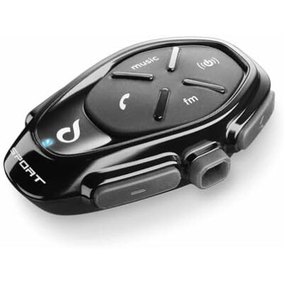 Interphone SPORT Dual Bluetooth hoofdtelefoon voor motorcommunicatie, tot 4 motorrijders, 1 km afstand, 20 uur batterijduur, radio, MP3, GPS, waterdicht, universeel. Interphone SPORT Dual Bluetooth hoofdtelefoon voor motorcommunicatie, tot 4 motorrijders, 1 km afstand, 20 uur batterijduur, radio, MP3, GPS, waterdicht, universeel.