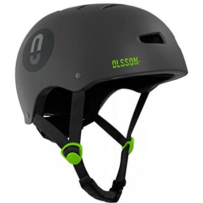 Olsson & Brothers OLSSON Urban Rider Helm, maten S tot L (51-58 cm), verstelbaar, goedgekeurd, 360° schokbestendig, uitneembare voering, ventilatie, geschikt voor scooters, inlineskates, fietsen en skateboards Olsson & Brothers OLSSON Urban Rider Helm, maten S tot L (51-58 cm), verstelbaar, goedgekeurd, 360° schokbestendig, uitneembare voering, ventilatie, geschikt voor scooters, inlineskates, fietsen en skateboards