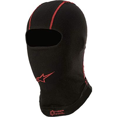 Alpinestars KX V2 Balaclava zwart rood gezichtshood, voor mannen en vrouwen, balaclava voor outdoor, sport, fietsen, motorrijden, eenheidsmaat Alpinestars KX V2 Balaclava zwart rood gezichtshood, voor mannen en vrouwen, balaclava voor outdoor, sport, fietsen, motorrijden, eenheidsmaat