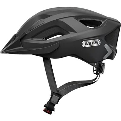 ABUS Stadthelm Aduro 2.0 Multifunctionele fietshelm met licht Sportief ontwerp voor stadsverkeer Voor mannen en vrouwen Blauw, maat L Casque polyvalent sportif pour la ville, In-Mold EPS et Polycarbonate, bonne ventilation ABUS Stadthelm Aduro 2.0 Multifunctionele fietshelm met licht Sportief ontwerp voor stadsverkeer Voor mannen en vrouwen Blauw, maat L Casque polyvalent sportif pour la ville, In-Mold EPS et Polycarbonate, bonne ventilation