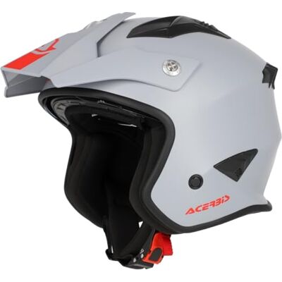 Acerbis Aria 2023 Solid Jethelm, lichtgrijs mat, XL (60) Acerbis Aria 2023 Solid Jethelm, lichtgrijs mat, XL (60)
