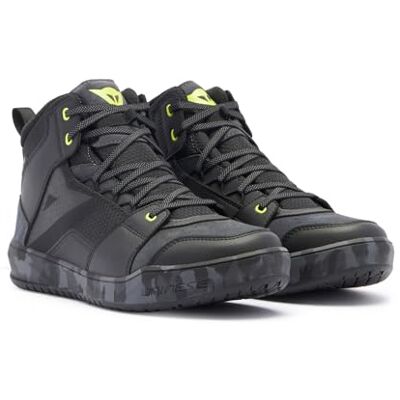 Dainese Suburb D-wp Shoes Waterdichte motorschoenen voor heren, Zwart Camo Geel Zuur 40 EU Dainese Suburb D-wp Shoes Waterdichte motorschoenen voor heren, Zwart Camo Geel Zuur 40 EU