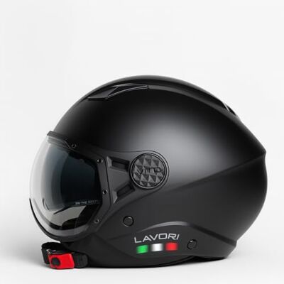 Generic Vito Jet Lavori helm zwart mat mode L Generic Vito Jet Lavori helm zwart mat mode L